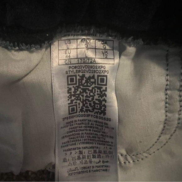 Guess Jeans Dark Wash Distressed Cut Off Raw Hem High Waisted Denim Shorts - Picture 5 of 5